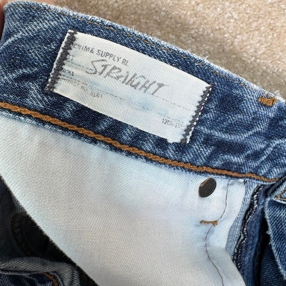 DENIM & SUPPLY Ralph Lauren Straight Leg Selvedge Jeans Size 30X32 - Picture 8 of 9